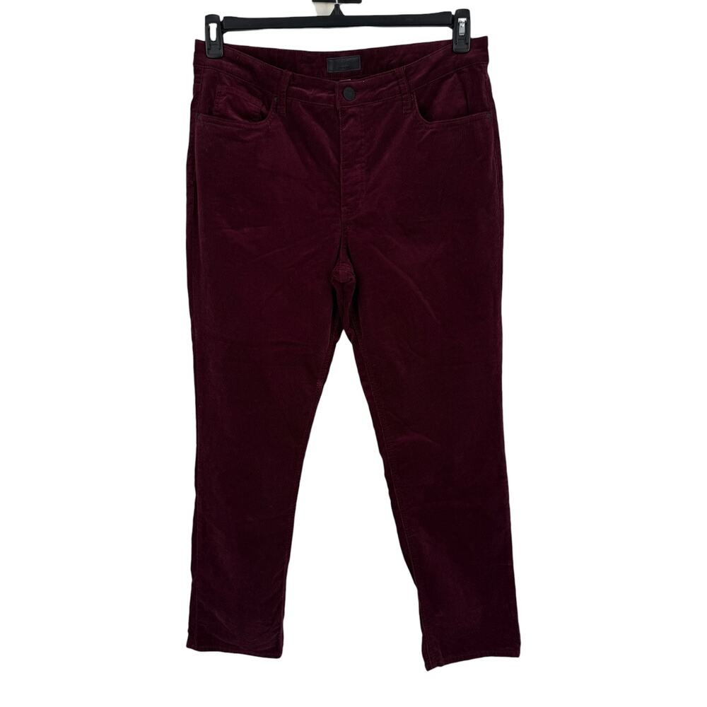 Kut from the Kloth Rachael High Rise Corduroy Fab AB Mom Jeans red size 14 - Picture 2 of 8